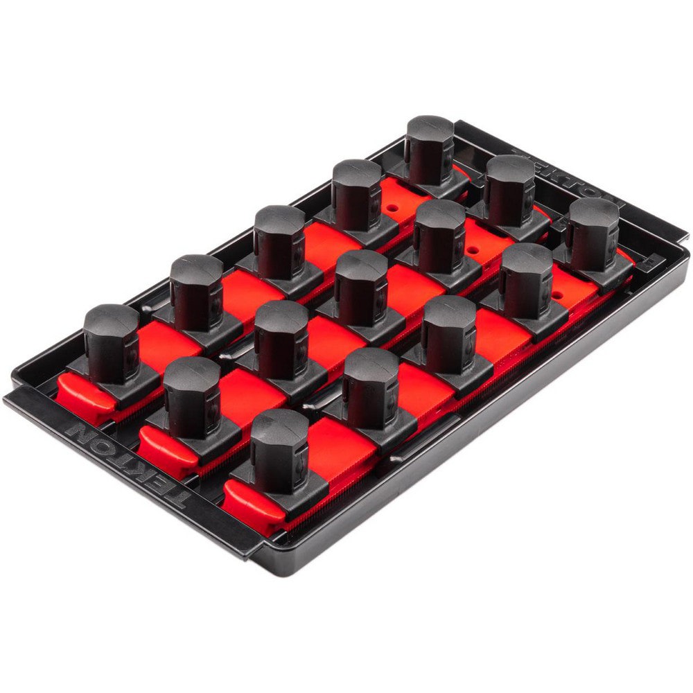 Socket Holders & Trays; Type: Socket Rail ; Drive Size: 3/4 in ; Number Of Sockets Held: 15 ; Material: Plastic ; Overall Length: 9.70 ; Overall Width: 5
