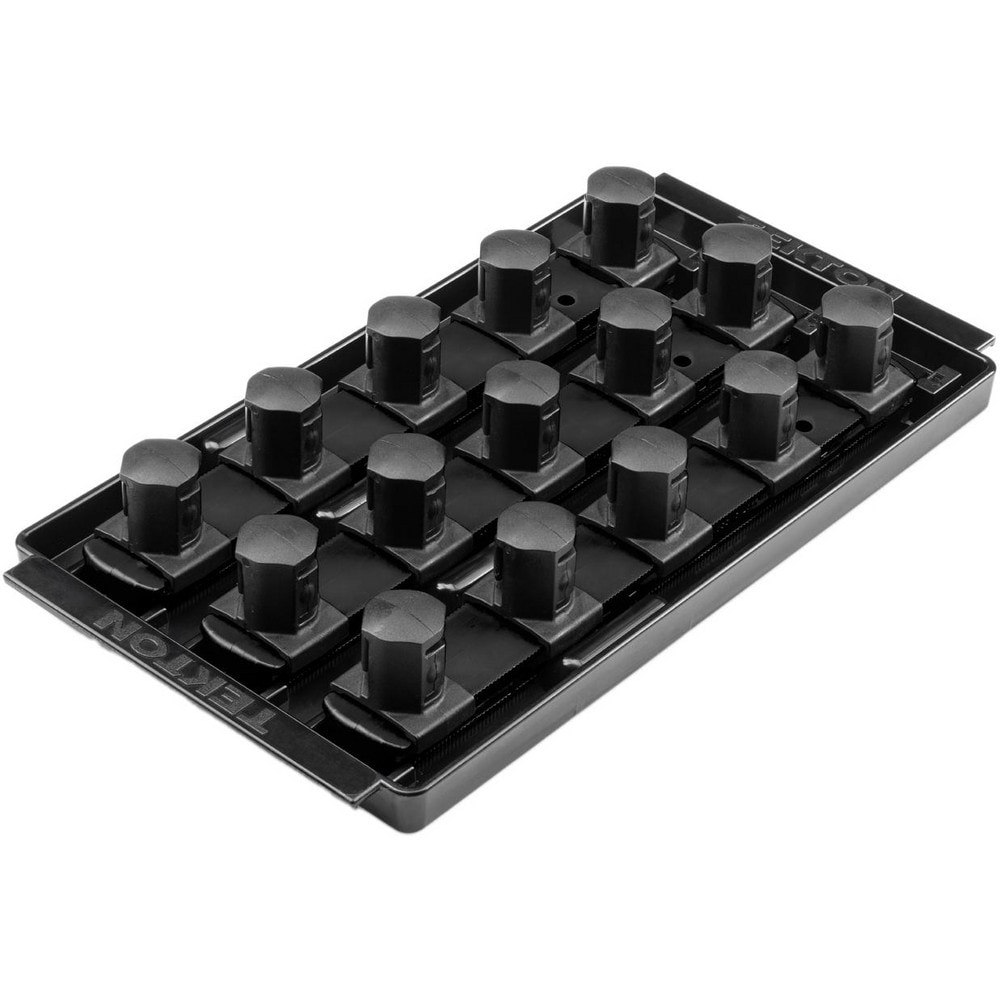 Socket Holders & Trays; Type: Socket Rail ; Drive Size: 3/4 in ; Number Of Sockets Held: 15 ; Material: Plastic ; Overall Length: 9.70 ; Overall Width: 5