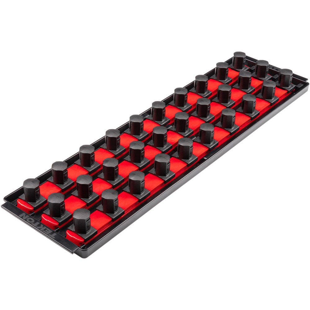Socket Holders & Trays; Type: Socket Rail ; Drive Size: 3/4 in ; Number Of Sockets Held: 30 ; Material: Plastic ; Overall Length: 19.70 ; Overall Width: 5