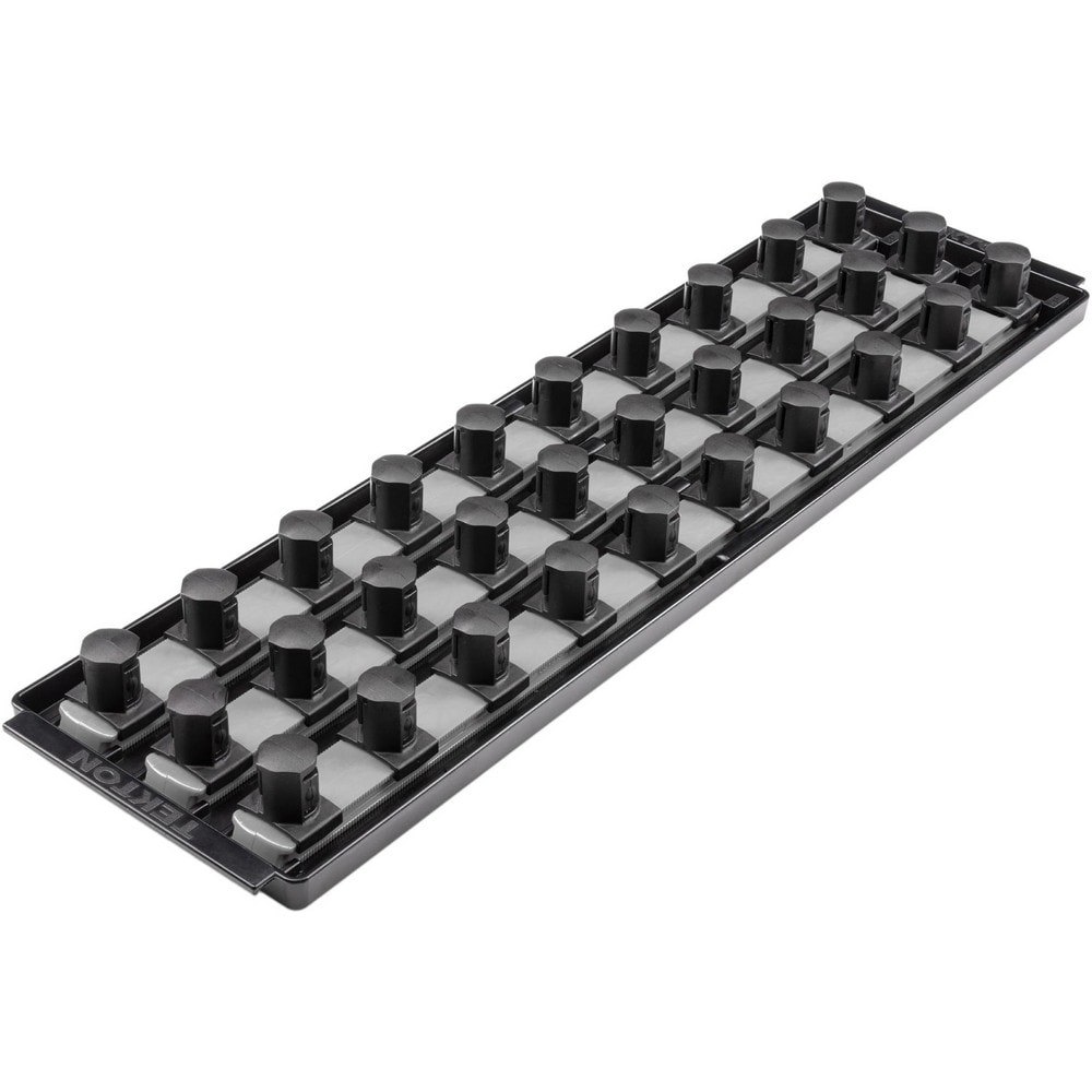 Socket Holders & Trays; Type: Socket Rail ; Drive Size: 3/4 in ; Number Of Sockets Held: 30 ; Material: Plastic ; Overall Length: 19.70 ; Overall Width: 5