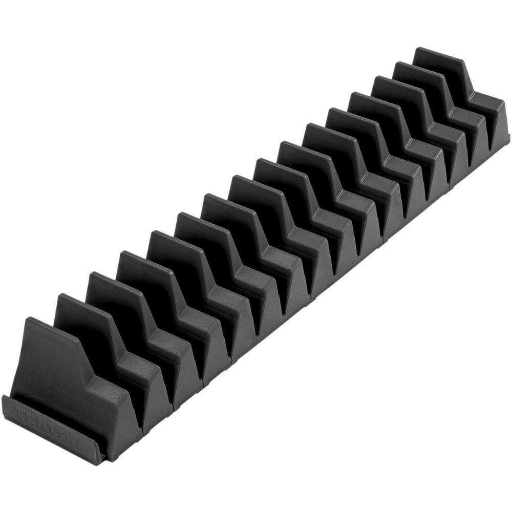 Wrench Accessories; Type: Modular Slotted Organizer ; Overall Length (Inch): 16 ; Includes: (4) Small Organizers; (4) Large Organizers ; Color: Black ; Material: Plastic ; Tether Style: Not Tether Capable