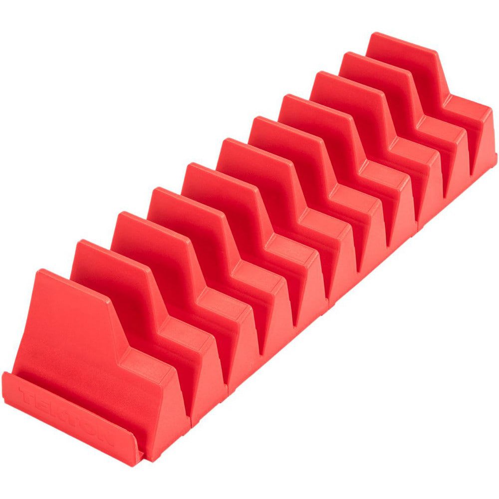 Wrench Accessories; Type: Modular Slotted Organizer ; Overall Length (Inch): 8-3/8 ; Includes: (2) Small Organizers; (3) Large Organizers ; Color: Red ; Material: Plastic ; Tether Style: Not Tether Capable