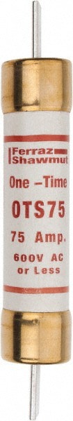 Cylindrical Fast-Acting Fuse: K5, 75 A, 7-7/8