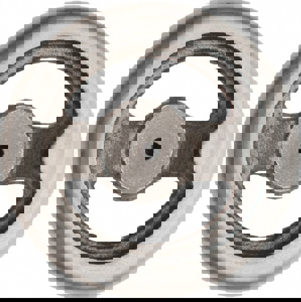 Spoked Offset Handwheel: Plain Finish