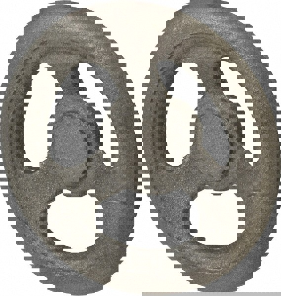 Spoked Offset Handwheel: Plain Finish