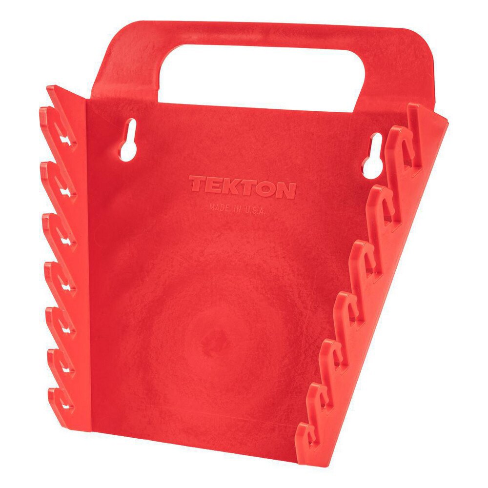Tool Pouches & Holsters; Holder Type: Holder ; Tool Type: Metric Long Ratcheting Wrench Holder ; Closure Type: No Closure ; Material: Plastic ; Color: Red ; Hand: Ambidextrous