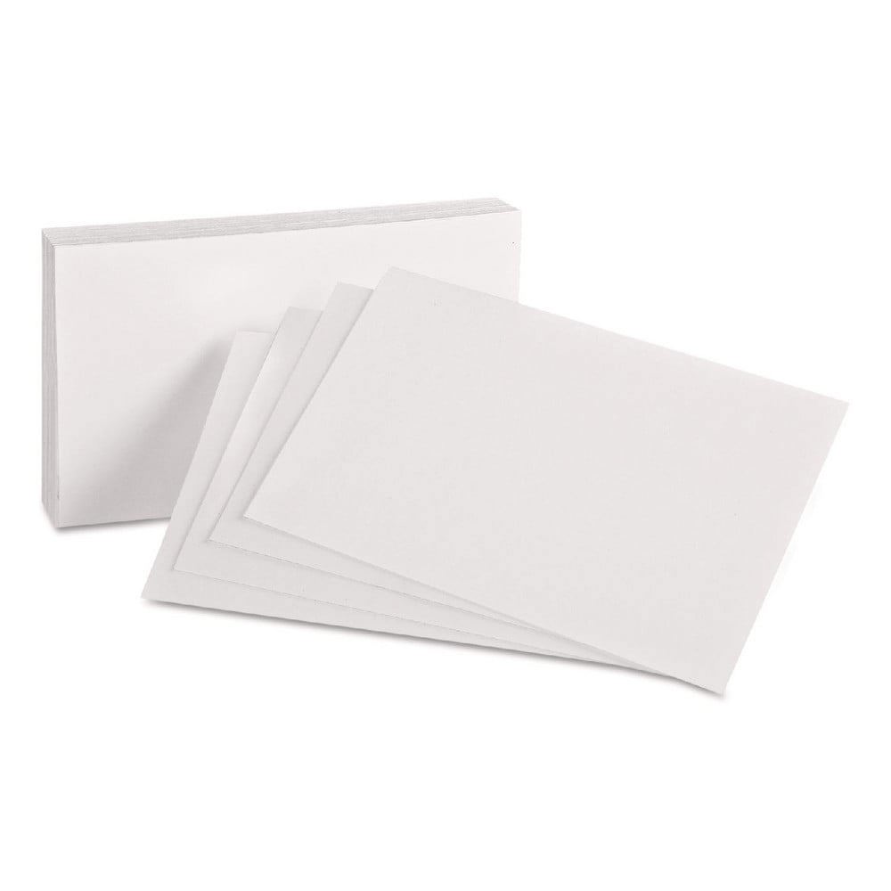 Note Pads, Writing Pads & Notebooks; Product Type: Unruled Index Cards ; Paper Color: White ; Style of Rule: Unruled ; Cover Color: White ; Package Quantity: 100 ; Number Of Sheets: 100
