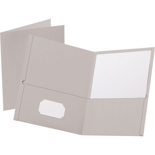 Pocket Folder: Letter, Orange, 125/Pack