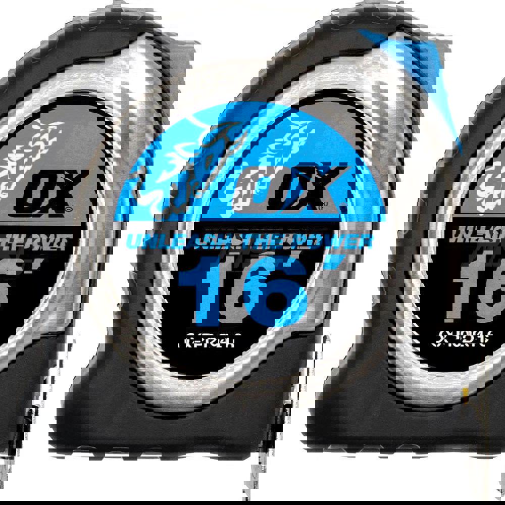 Tape Measure: 16' Long, 1-3/16