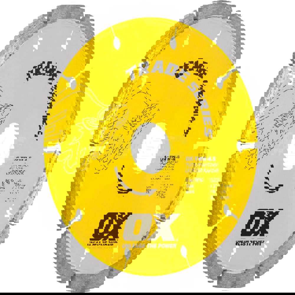 Wet & Dry Cut Saw Blade: 4