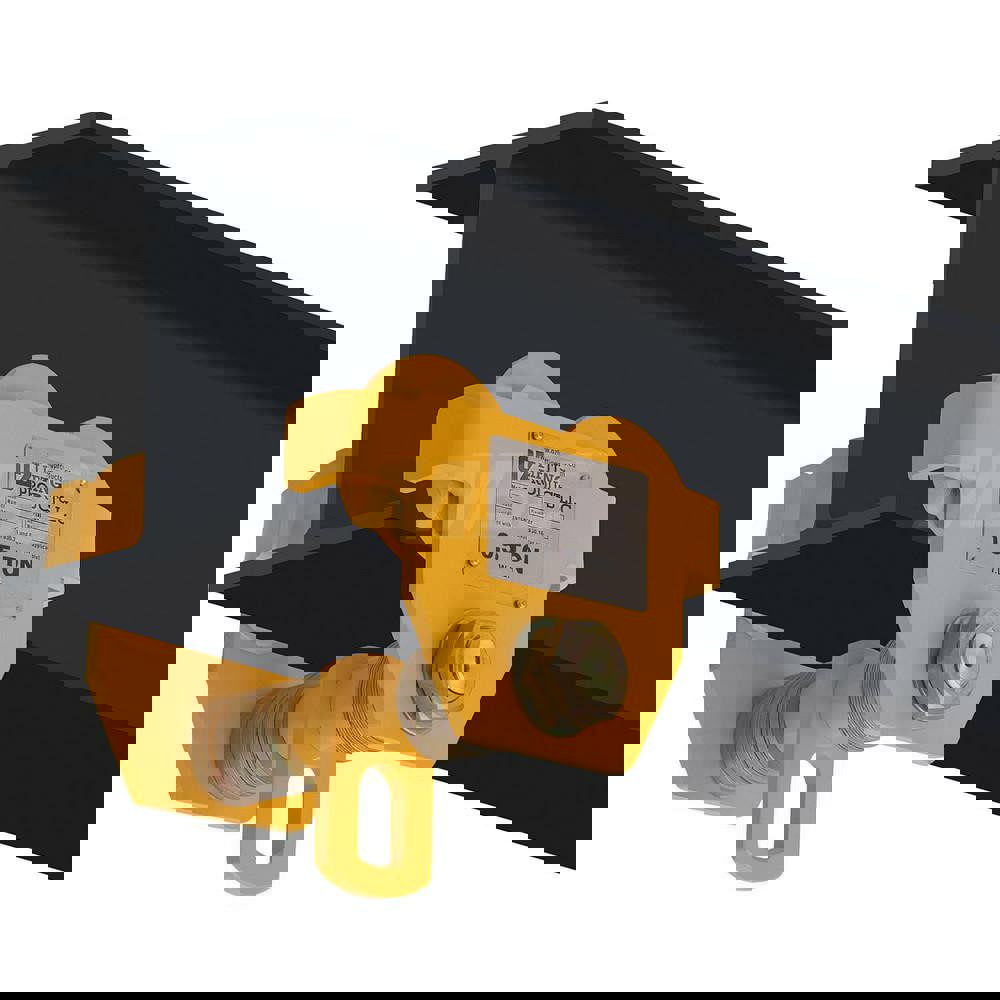 Trolleys; Type: Beam ; Maximum Flange Width: 8 (Inch); Maximum Flange Width (Decimal Inch): 8.0000 ; Minimum Flange Width (Decimal Inch): 2.5200 ; Minimum Radius (Inch): 2.9500 ; Flange Width (Inch): 2.52 to 8