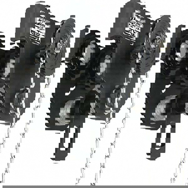 Trolleys; Type: Geared Beam ; Minimum Radius (Inch): 4.9200 ; Flange Width (Inch): 3.46 to 8 ; Wheel Diameter (Inch): 4.3400 ; Minimum Radius: 4.920 ; Load Capacity (Lb. - 3 Decimals): 6000