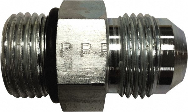 Steel Flared Tube Straight Thread Connector: 1-1/4