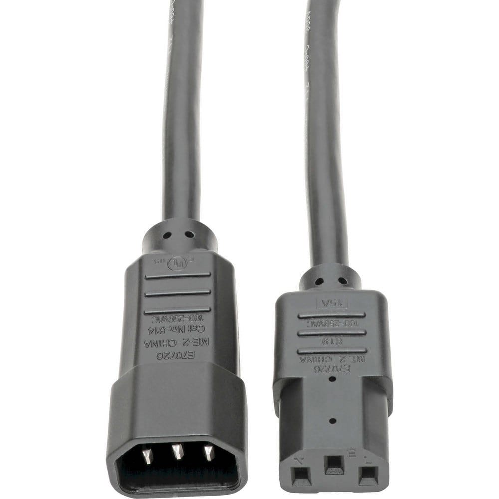 6', 14/3 Gauge/Conductors, Black Indoor Replacement Cord