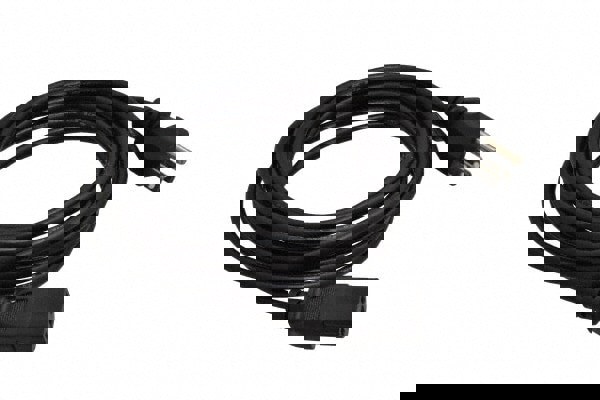 12' Long, NEMA 5-15P/IEC-320-C-13 Computer Cable