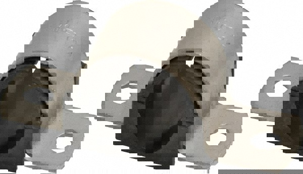 1/2 Pipe, Grade 304 Stainless Steel, Pipe Strap with Cushion