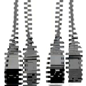 2FT POWER EXTENSION CORD 12AWG 20A C19 T