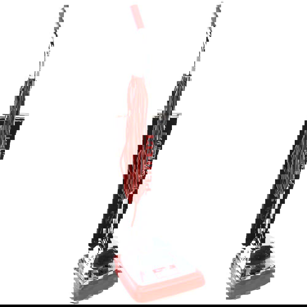 Upright Vacuum Cleaners; Bag Included: Yes ; Maximum Amperage: 8.50 ; Handle Type: Ergonomically Looped ; Color: Blue ; Carpet Height Adjustment: Yes ; Motor Type: Single