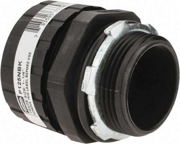 Conduit Connector: For Liquid-Tight, Nylon, 1-1/4