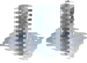 3-1/2 PLTD 4H SQ SGL CHAN POST BASE