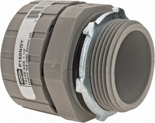 Conduit Connector: For Liquid-Tight, Nylon, 1-1/2