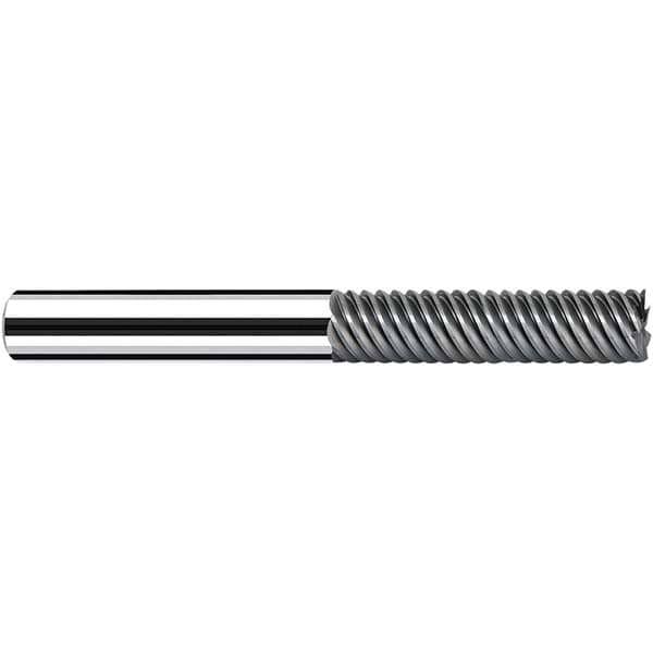 Square End Mill: 4.00 mm Dia, 17.00 mm LOC, 5 Flute, Solid Carbide