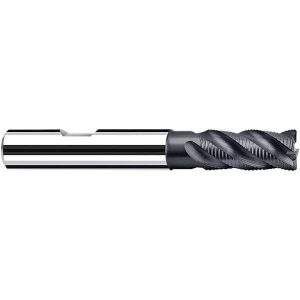 Square End Mill: 10.00 mm Dia, 22.00 mm LOC, 4 Flute, Solid Carbide