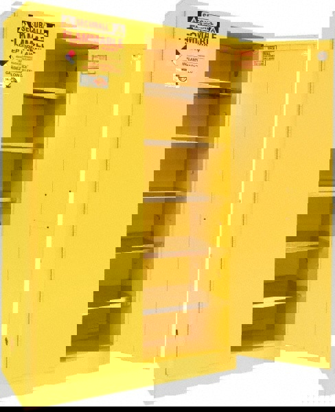 Standard Cabinet: Manual Closing, 5 Shelves, Yellow