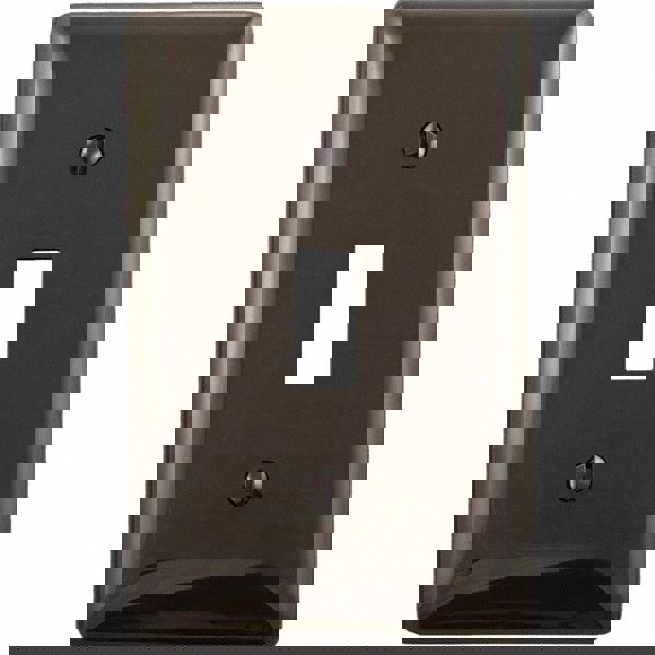 Wall Plates; Wall Plate Type: Switch Plates ; Color: Brown ; Wall Plate Configuration: Toggle Switch ; Material: Thermoplastic ; Shape: Rectangle ; Wall Plate Size: Standard