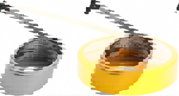 0.001 Inch Graduation, 2 to 12 Inch Measurement, Spring Steel Diameter Tape Measure