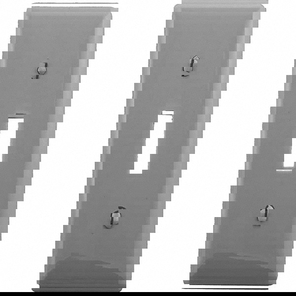 Wall Plates; Wall Plate Type: Switch Plates ; Color: Gray ; Wall Plate Configuration: Toggle Switch ; Material: Thermoplastic ; Shape: Rectangle ; Wall Plate Size: Standard