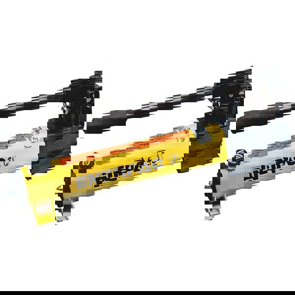 Manual Hydraulic Pump: 2 Stage, Steel Pump