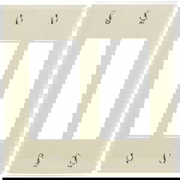 Wall Plates; Wall Plate Type: Outlet Wall Plates ; Color: Light Almond ; Wall Plate Configuration: GFCI/Surge Receptacle ; Material: Thermoplastic ; Shape: Rectangle ; Wall Plate Size: Standard
