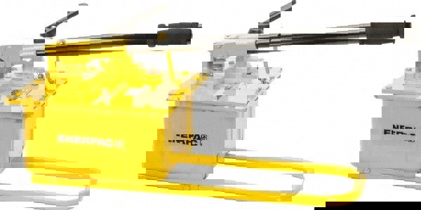 Manual Hydraulic Pump: 2 Stage, 2.625