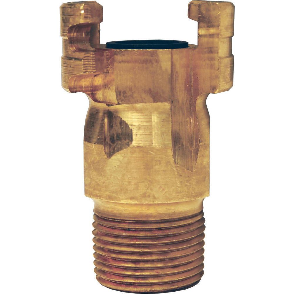 Pneumatic Hose Fittings & Couplings; Fitting Type: Plug ; Type: Plug ; Interchange Type: Thor Finger-Lock ; Thread Type: NPTF ; Material: Brass ; Thread Standard: Male NPT