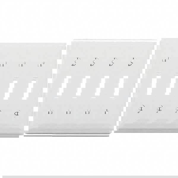 Wall Plates; Wall Plate Type: Switch Plates ; Color: White ; Wall Plate Configuration: Toggle Switch ; Material: Thermoplastic ; Shape: Rectangle ; Wall Plate Size: Standard