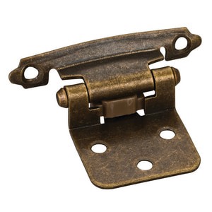 FLUSH HINGE 1 PR W/ SCRW & PAD AB