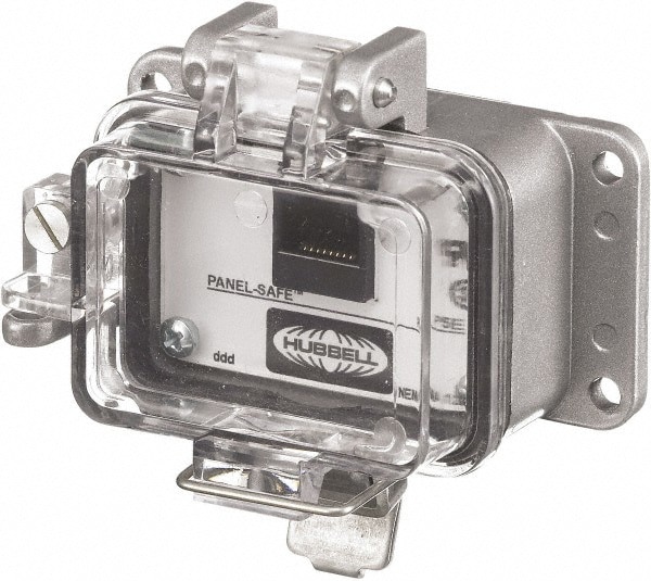 1 Port, Ethernet, Clear Data Port Receptacle