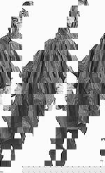 Rain Poncho: Orange, Polyvinylchloride, Size Universal