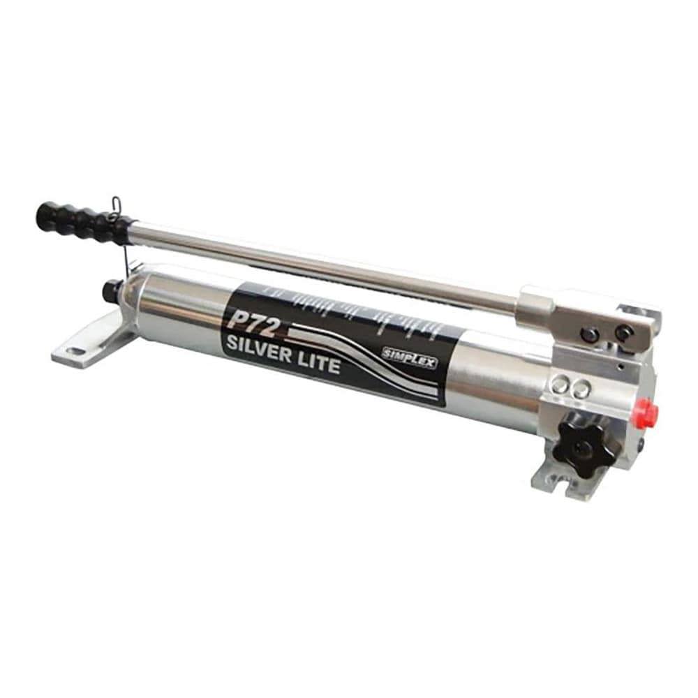 Manual Hydraulic Pump: 2 Stage, 3.19