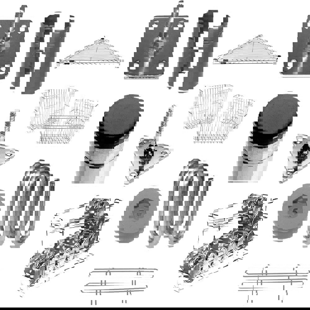 Open Shelving Accessories & Component: Use With Wire Shelves