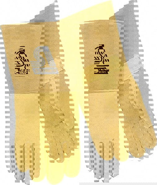 Welding Gloves: Size Large, Pigskin Leather, MIG Welding Application