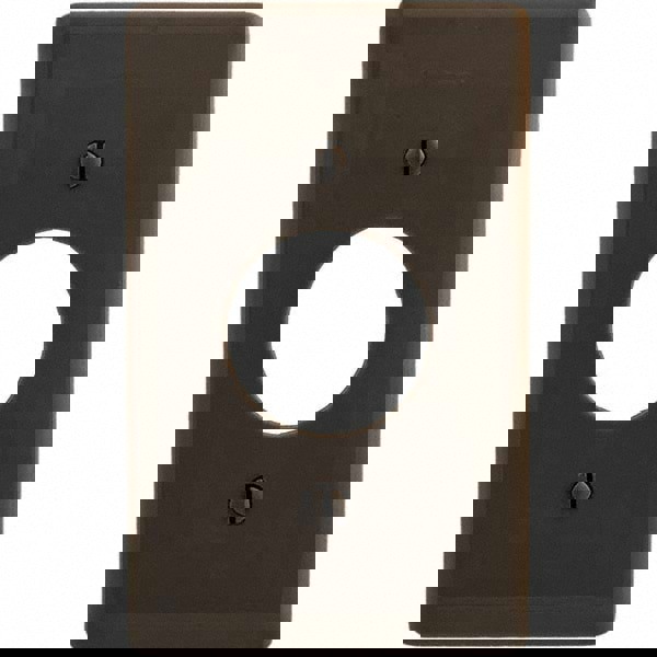 Wall Plates; Wall Plate Type: Outlet Wall Plates ; Color: Brown ; Wall Plate Configuration: Single Outlet ; Material: Thermoplastic ; Shape: Rectangle ; Wall Plate Size: Standard