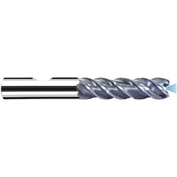 Corner Radius End Mill: 20 mm Dia, 62.00 mm LOC, TiAlCrN Coated, Polychrom, Corner Radius End, Series P8111