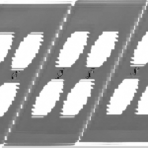 Wall Plates; Wall Plate Type: Outlet Wall Plates ; Color: Gray ; Wall Plate Configuration: Duplex Outlet ; Material: Thermoplastic ; Shape: Rectangle ; Wall Plate Size: Standard