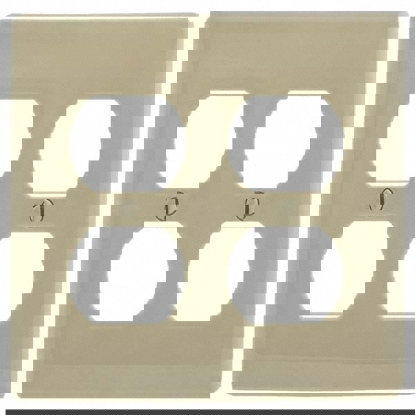 Wall Plates; Wall Plate Type: Outlet Wall Plates ; Color: Ivory ; Wall Plate Configuration: Duplex Outlet ; Material: Thermoplastic ; Shape: Rectangle ; Wall Plate Size: Standard