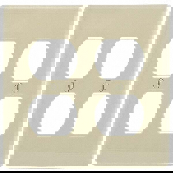 Wall Plates; Wall Plate Type: Outlet Wall Plates ; Color: Light Almond ; Wall Plate Configuration: Duplex Outlet ; Material: Thermoplastic ; Shape: Rectangle ; Wall Plate Size: Standard