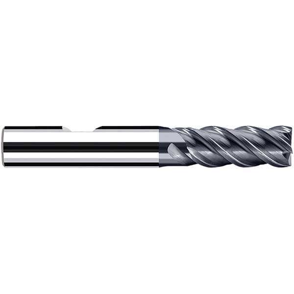 Square End Mill: 1.00 mm Dia, 3.00 mm LOC, 4 Flute, Solid Carbide