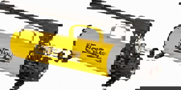 Manual Hydraulic Pump: 2 Stage, 1.125