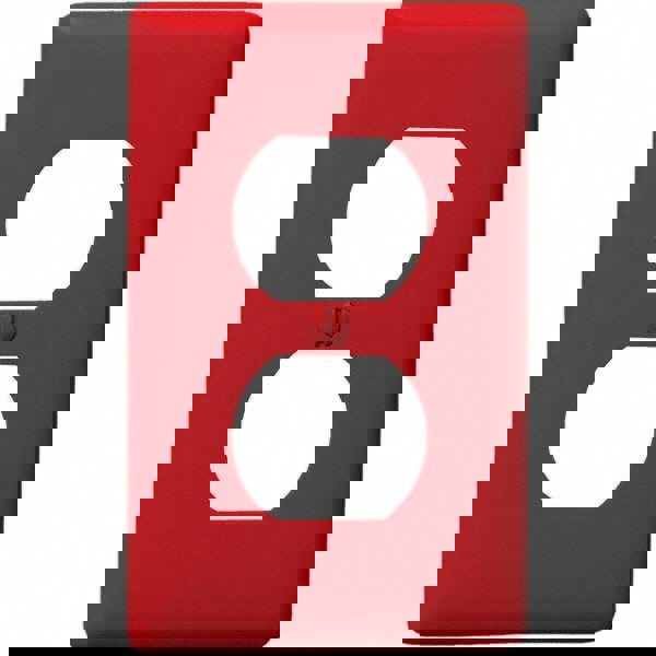 Wall Plates; Wall Plate Type: Outlet Wall Plates ; Color: Red ; Wall Plate Configuration: Duplex Outlet ; Material: Thermoplastic ; Shape: Rectangle ; Wall Plate Size: Standard